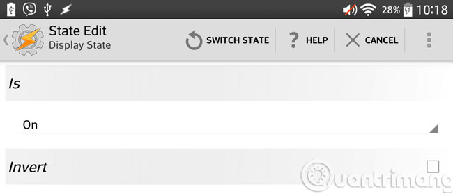 Chọn On trong mục IS Chọn On trong mục IS
