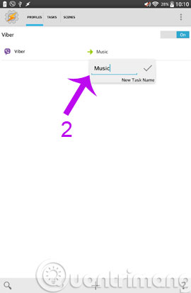 Đặt tên tác vụ thoát Đặt tên tác vụ thoát