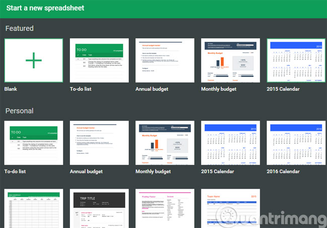 Mẫu Template mới