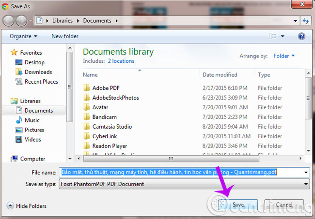 Chọn đường dẫn