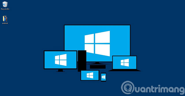 Biểu tượng ngoài desktop