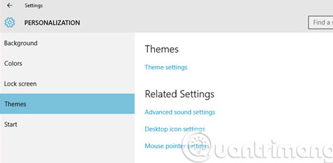 Chọn Themes Chọn Themes
