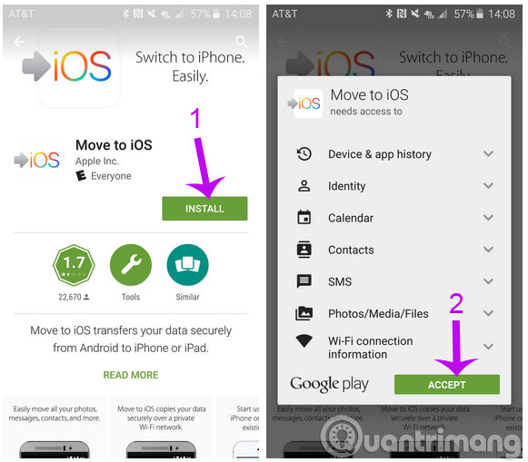 Cài đặt ứng dụng Cài đặt ứng dụng