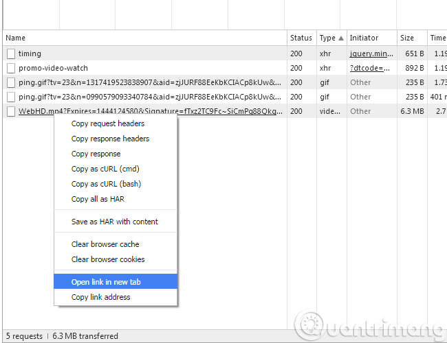mở link video trong tab mới mở link video trong tab mới