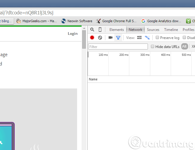 Mở Inspect Element Mở Inspect Element