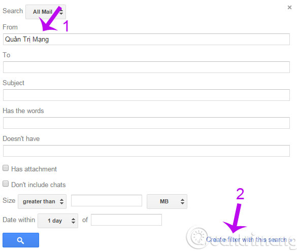 Create filter with this search Create filter with this search