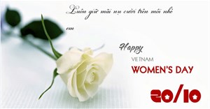Làm thiệp mừng ngày phụ nữ Việt Nam 20-10 trực tuyến