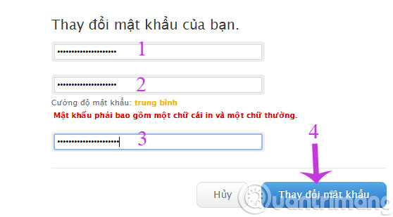 Đổi mật khẩu iCloud như thế nào?