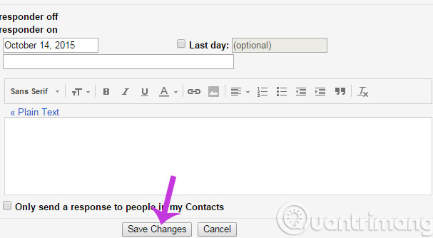 Bấm Save Changes Bấm Save Changes