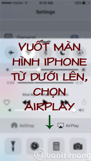 Trình chiếu, quay màn hình iPhone trên máy tính