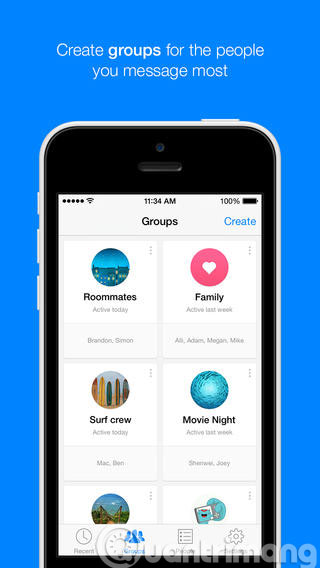 Sắp xếp tin nhắn nhóm Sắp xếp tin nhắn nhóm