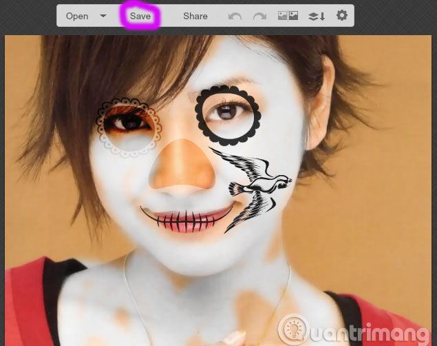 Lưu ảnh về máy