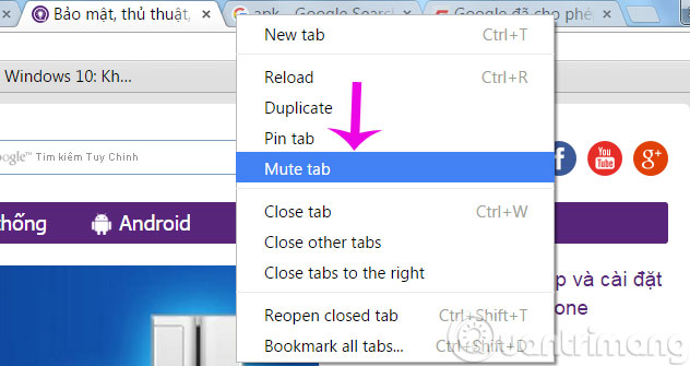 Click Mute Tab Click Mute Tab