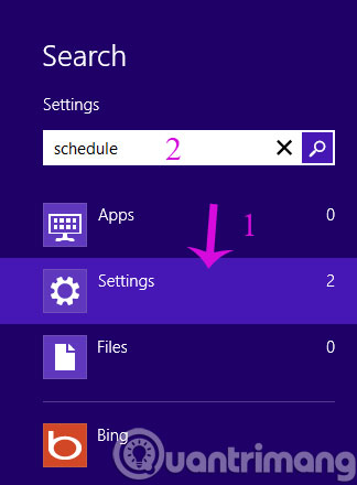 Nhập Schedule
