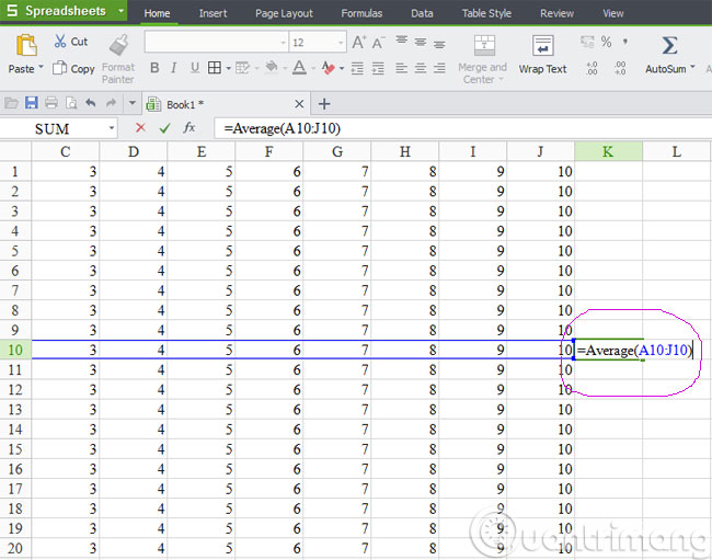 Hàm đếm ô trống trong Excel