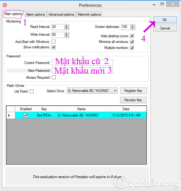Đổi mật khẩu cho USB Đổi mật khẩu cho USB