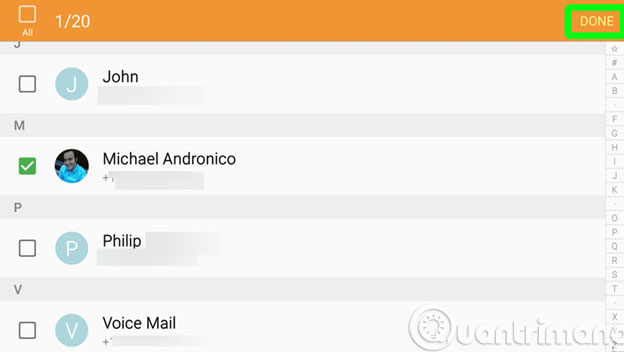 Nhấn Done Nhấn Done