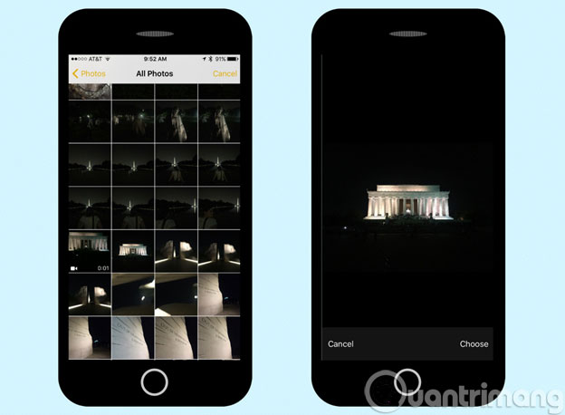 Chèn ảnh và bản vẽ vào ghi chú trên iOS 9