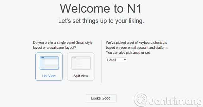 Chọn giao diện N1 Chọn giao diện N1
