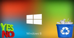 Cách hiển thị xác nhận khi xóa file trên Windows 8