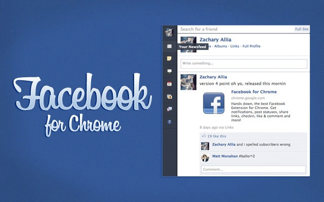 Facebook cho Chrome Facebook cho Chrome