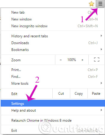 Click Settings Click Settings