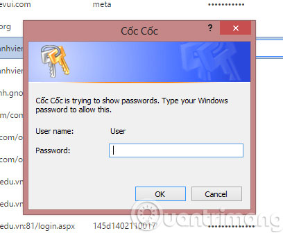 Xác nhận hiển thị mật khẩu Xác nhận hiển thị mật khẩu