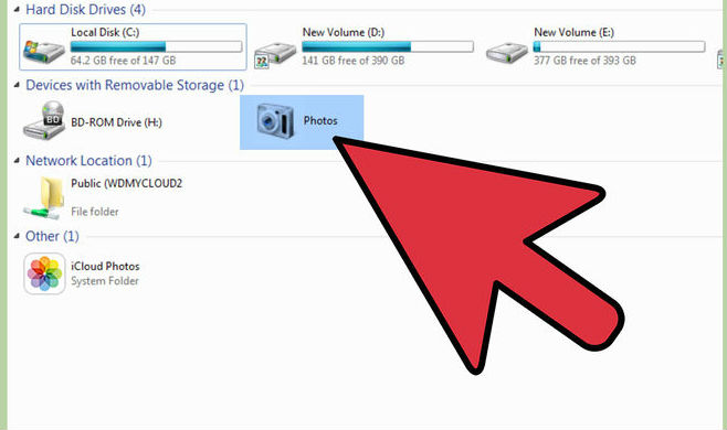 Vào mục My computer để kiểm tra biểu tượng máy ảnh xuất hiện hay chưa