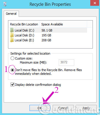 Những Thủ Thuật Để Sử Dụng Recycle Bin Hiệu Quả Hơn - Quantrimang.Com