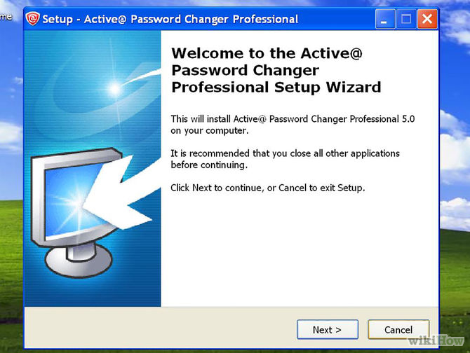 Cài đặt và chạy công cụ khôi phục mật khẩu Windows trên máy tính khác