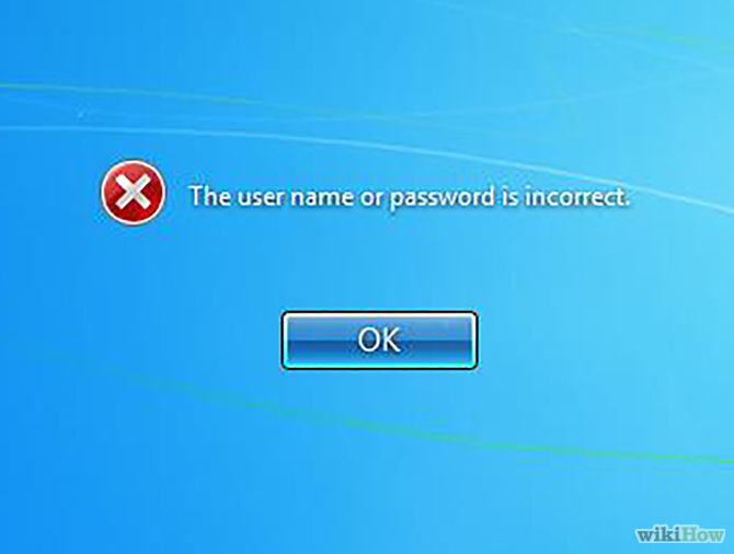 Đăng nhập sai mật khẩu