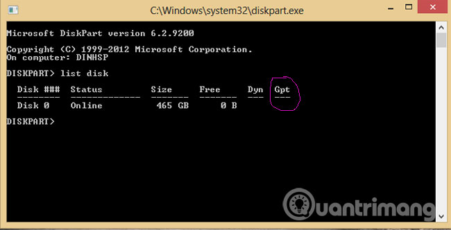 Xem định dang ổ cứng Xem định dang ổ cứng