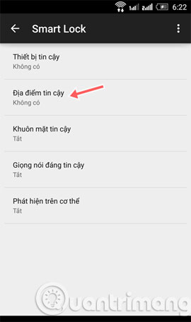 Địa điểm tin cậy