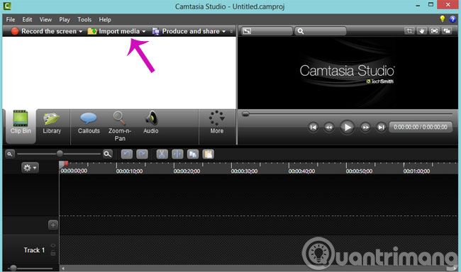 Cách cắt ghép video bằng Camtasia Studio