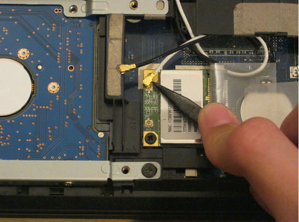 Gỡ dây kết nối ăng-ten