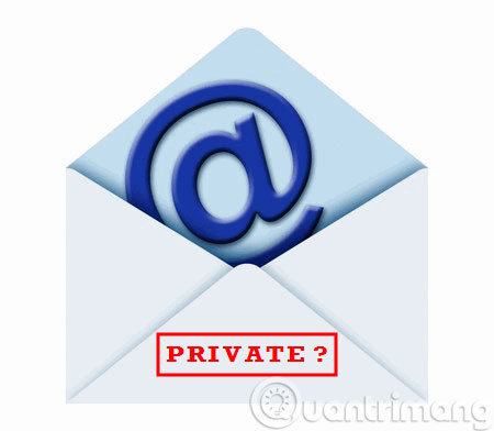 Gửi thông tin bí mật cá nhân trên email