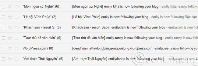 Thư hồi đáp qua lại quá nhiều