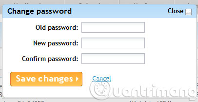 Đổi mật khẩu email