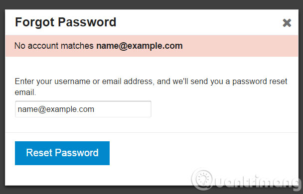 Click Forgot Password