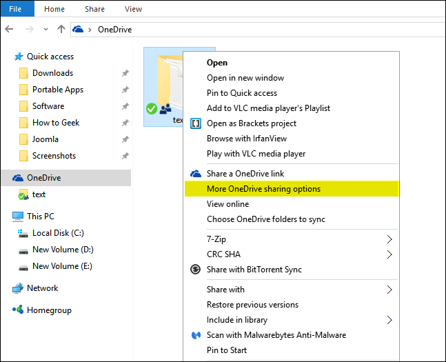5 cách chia sẻ file, thư mục từ OneDrive trong Windows 10