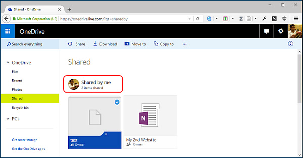 5 cách chia sẻ file, thư mục từ OneDrive trong Windows 10