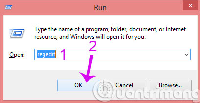Gõ Regedit Gõ Regedit