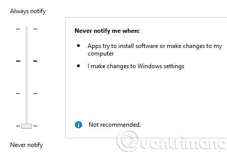 User account control User account control