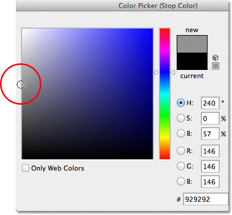 Mở Color Picker