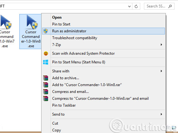 Cài đặt tiện ích Cursor Commander Cài đặt tiện ích Cursor Commander