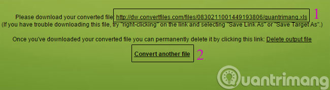 Bấm vào đường link để tải file XLS về máy
