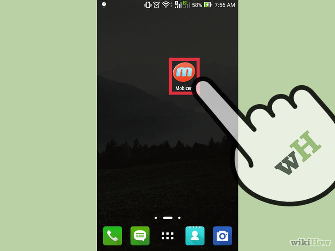 Mở ứng dụng Mobizen