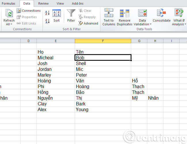 2 cách tách cột Họ và Tên trong Excel - Ảnh minh hoạ 17