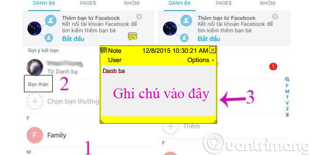 Khung ghi chú trong file PDF