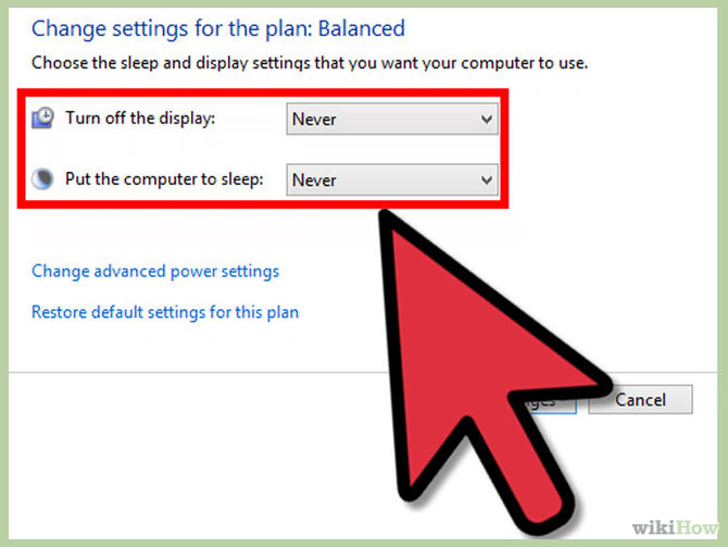 Vô hiệu hóa Sleep mode Vô hiệu hóa Sleep mode